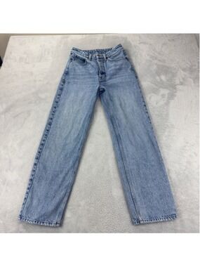 Ksubi Women's Brooklyn Beden Jeans Size 26x28 Flared Button Fly